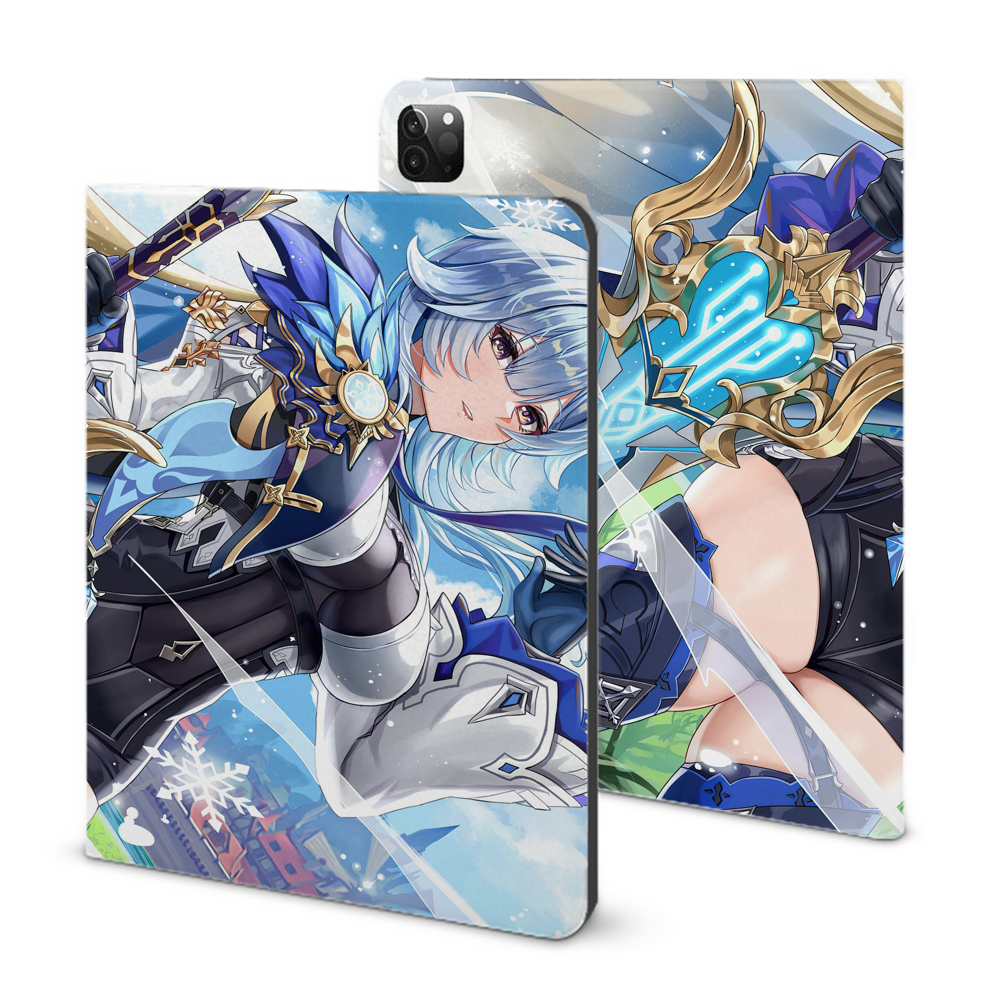 げんし神 genshin IPadケース ペンホルダー付き ブックスタイルデザイン